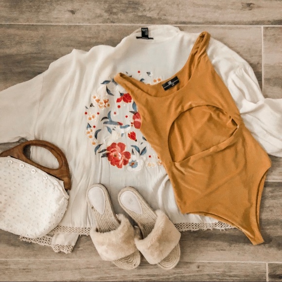 Lux LA Other - GOLD CUTOUT SWIMSUIT